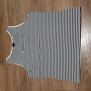(XL) Talbots Striped Tank Classic Relaxed Fit Loungewear Casual Weekend Comfy